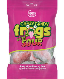 EVERS CRAZY FROGS EXTRA SOUR 70G PUSSI Main Image