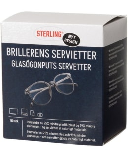 TT SILMÄLASIEN PUHDISTUSLIINA 50 KPL Main Image