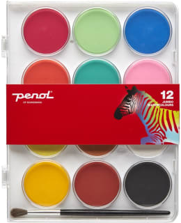 PENOL JUMBO STANDARD 12 VÄRIÄ VESIVÄRIT Main Image