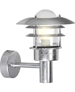 NORDLUX LÖNSTRUP GALV 22CM ULKOSEINÄVAL. Main Image