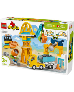 LEGO 10476 RAKENNUSTYÖMAA JA TYÖMAA-AJO Main Image