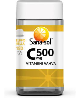 SANA-SOL 180TABL 500 MG C-VITAMIINI Main Image