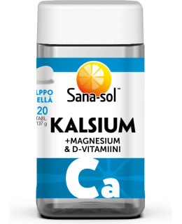 SANA-SOL CA+MG+D-VIT 120TABL RAVINTOLISÄ Main Image