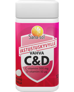 SANA-SOL VAHVA C+D 120TABL RAVINTOLISÄ Main Image