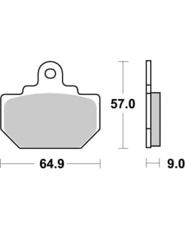 SBS BRAKEPADS CERAMIC REAR Main Image