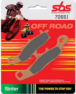 SBS BRAKEPADS SINTERED OFFROAD Main Image