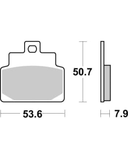 SBS 23-153CT  BRAKEPADS CARBON TECH Main Image