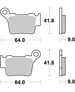 SBS 23-791CS  BRAKEPADS CARBON SILVER Main Image
