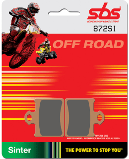 SBS BRAKEPADS SINTERED OFFROAD Main Image