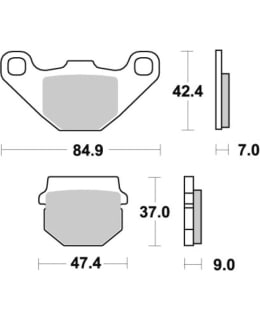 SBS BRAKEPADS HM SCOOTER Main Image