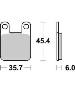 SBS BRAKEPADS HM SCOOTER Main Image