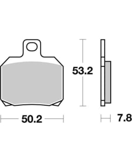 SBS BRAKEPADS HM SCOOTER Main Image