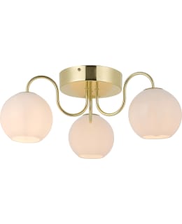 NORDLUX FRANCA 3-ARM CEILING LAMP BRASS Main Image