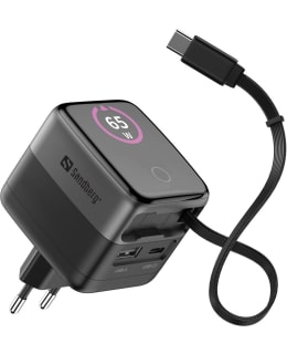 SANDBERG CHARGER PD65W DISPLAY+CABLE Main Image