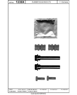 OJD Quick Brake OJD-113-1339X Brake caliper pin set Main Image