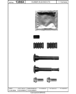 OJD Quick Brake OJD-113-1385X Brake caliper pin set Main Image