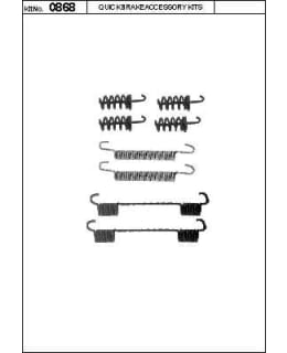 OJD Quick Brake OJD-105-0868 Jarrukenkien asennussarja Main Image
