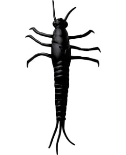 SG LB 3D PVC MAYFLY 50MM BLACK 8PCS JIGI Main Image