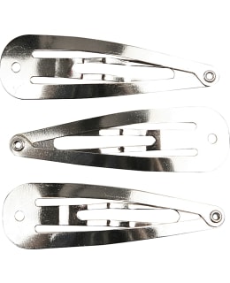 CC HOPEANVÄRINEN HIUSSOLKI 10 KPL Main Image