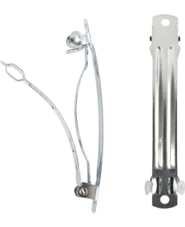 CC HOPEANVÄRINEN HIUSSOLKI 20 KPL Main Image