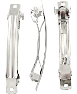 CC HOPEANVÄRINEN HIUSSOLKI 30 KPL Main Image