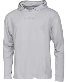 WESTIN LEDGE UPF HOODIE L MIST GREY PAIT Main Image