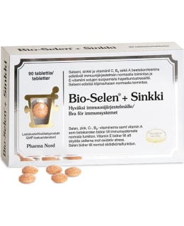 BIO-SELEN®+SINKKI 90TABL RAVINTOLISÄ Main Image