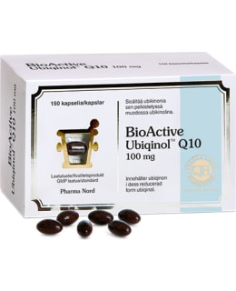 BIOACT Q10 UBIQ 100MG 150KAPS RAVINTOLIS Main Image