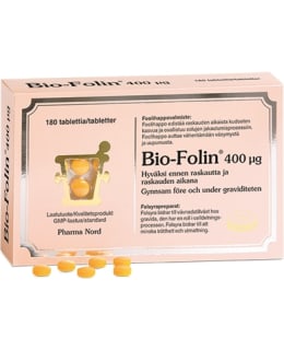 BIO- FOLIN 400 UG 120KAPS RAVINTOLISÄ Main Image
