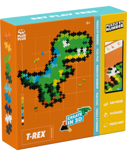 PLUS-PLUS PUZZLE BY NUMBER T-REX 250-OS Main Image