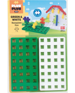 PLUS-PLUS BIG BASEPLATE WHITE/GREEN Main Image