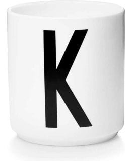 DESIGN LETTERS VALKOINEN K POSLIINIKUPPI Main Image