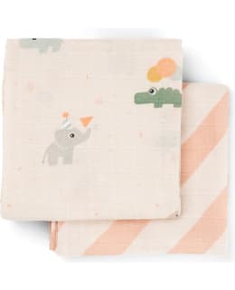 DONE BY DEER CELEB POWDER 2PCS BURPCLOTH Main Image
