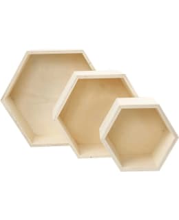 CC KUUSIKULMAISET PUURASIAT 3 KPL SETTI Main Image