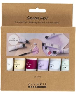 CC PASTELLIVÄRIT 6X20ML GUASSIMAALI Main Image