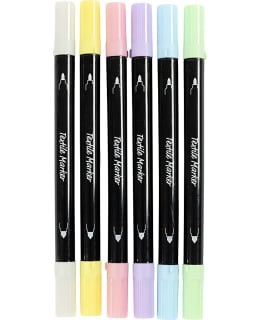 CC 2,3+3,6MM PASTEL TEKSTIILITUSSIT 6KPL Main Image