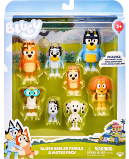 Bluey perhe ja ystävät figuuripakkaus Main Image