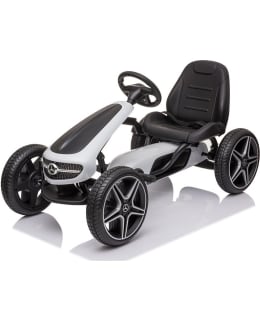 MERCEDES BENZ GOKART VALKOINEN POLKUAUTO Main Image