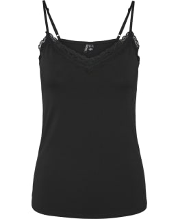 PIECES 17087739-BLA-M SINGLET FEM KNIT Main Image