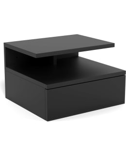 HOME4YOU AC83370 BLACK BEDSIDE TABLE Main Image