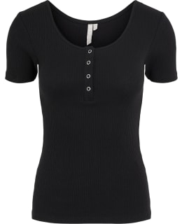 PCKITTE SS TOP NOOS BC 17101439-BLK-L Main Image