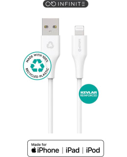 INFINITE USB-A-LIGHT MFI 1M VALKOINEN Main Image