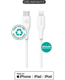 INFINITE USB-C-LIGHT MFI 1M VALKOINEN Main Image