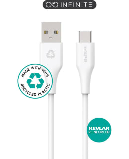 INFINITE USB-C-A -KAAPELI 2M VALKOINEN Main Image