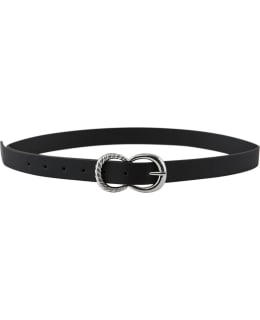 PIECES 17117028-BLA-90 BELT FEM WOV Main Image