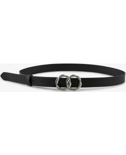 PIECES 17117039-BLA-90 BELT FEM WOV Main Image