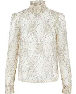 PIECES 17118700-GIB-KDE-XS BLOUSE OPEN Main Image