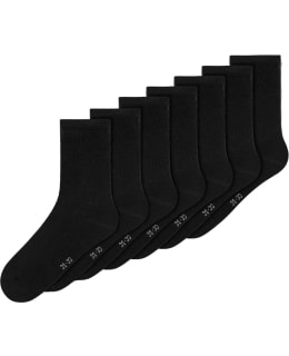 NI 13205421-BLA-34/36 SOCKS NEUT 7P Main Image