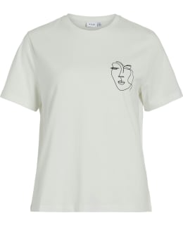 VILA VISYBILLA T-SHIRT 14103247-SNW-XS Main Image
