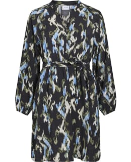 VILA 14104070-BLB-IAO-40 DRESS FEM WOV Main Image